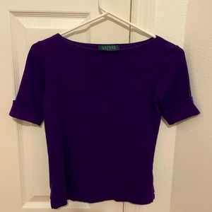 Ralph Lauren purple xs short sleeve top